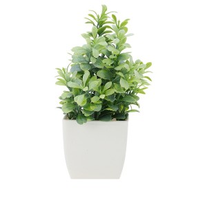 Unique Bargains Artificial Plants Plastic Green 2.76"x2.76"x7.09" 1 Pcs - 1 of 4