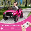 12V Kids Ride-On Truck Car with Remote Control, Spring Suspension, LED Lights, Music & MP3 Player - 3 of 4