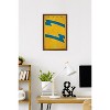 Trends International NFL Los Angeles Chargers - Logo 25 Framed Wall Poster Prints Mahogany Framed Version 14.725" x 22.375" - 2 of 4
