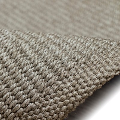 Reversible Avalon Gray Square Indoor/Outdoor Synthetic Rug