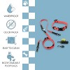 THE LICKER STORE Luna 8FT Adjustable 6-in-1 Waterproof Hands-Free Leash and Collar with LED Flashlight, Bag Dispenser, and Poop Bag Holder - 3 of 4