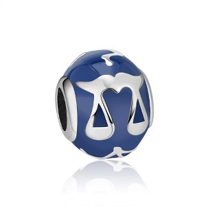 Birth Month Zodiac Charms for Bracelet Sterling Silver Womens Ginger Lyne Collection - 1 of 4