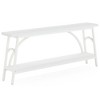 Resenkos Entryway Table, Console Sofa Table,2-Tier Console Table, 70.8" Sofa Table Hallway Table with Open Shelves,Rustic - 4 of 4
