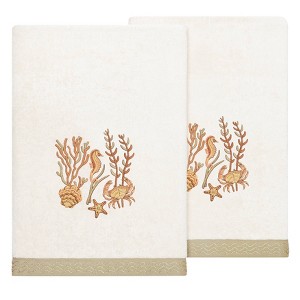 Aaron Design Embellished Towel Set - Linum Home Textiles - 1 of 4