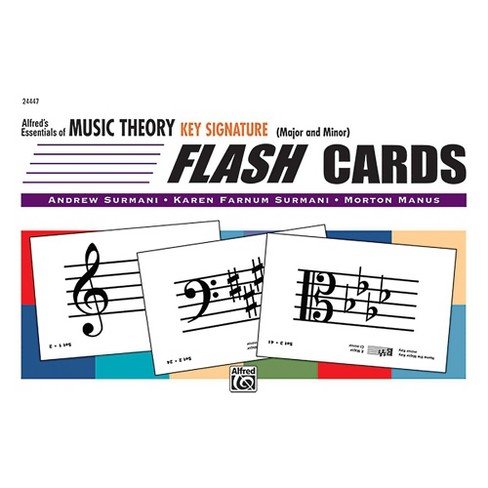 Alfred Alfred's Essentials of Music Theory: Flash Cards - Key Signatures - image 1 of 1