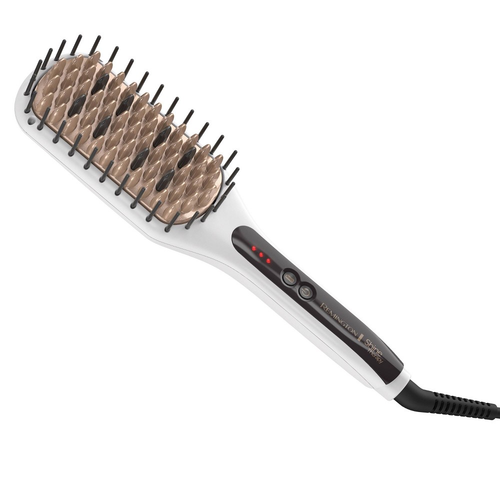 Photos - Hair Dryer Remington Shine Therapy Heated Straightening Brush 