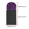 Allegra K Men's Pre-folded Pocket Squares Polka Dots Round Shaped Suit Handkerchiefs - 3 of 4