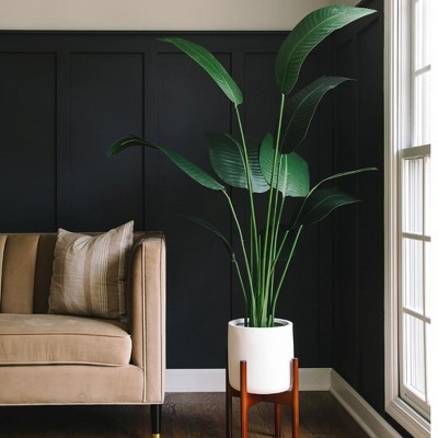 Eternal Paradise 60" Potted Bird of Paradise Artificial Floor Plant