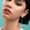 SOHI Women's California Gold Party Drop Earrings - 3 of 4