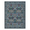 2x6 FT Modern Washable Area Rug, Floral Throw Carpet with Non Slip Backing, Low Pile Stain Resistant Floor Cover for Living Room, Beige - 2 of 4