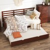 CSBDHome Solid Wood Daybed With Pop-Out Trundle - 3 of 4