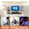 FDW Computer Desk 32/39/47/55 inch Length Study Writing Table Adjustable feet for Home Office - 4 of 4