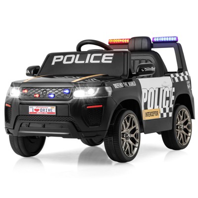 thumbnail image 2 of Kids Ride On Police Car 12V Electric Battery Powered Cop Car Flashing – Babyjoy 2 of 10