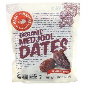 Made in Nature Organic Medjool Dates, 1 lb (454 g) - 1 of 2