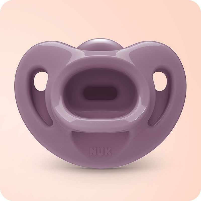 NUK for Nature Sustainable Silicone Pacifier - 0-6 Months - Neutral Girl - 3ct, 4 of 7