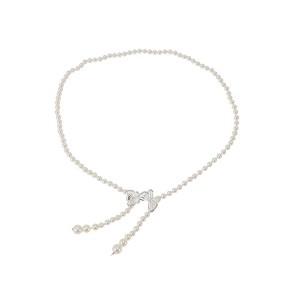 Unique Bargains Women's Faux Pearl Waist Chain 1 Pc - 1 of 4