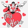 Women's Superman Valentine's Day My Hero T-Shirt - 2 of 4