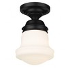 Z-Lite Vaughn 1 - Light Flush Mount in  Matte Black - 4 of 4