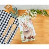 C&F Home Sitting Easter Bunny Rabbit Spring Printed Flour Sack Kitchen Dishtowel - 3 of 4