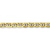 Black Bow Jewelry 4mm 10K Yellow Gold Hollow Anchor Chain Necklace - 3 of 4