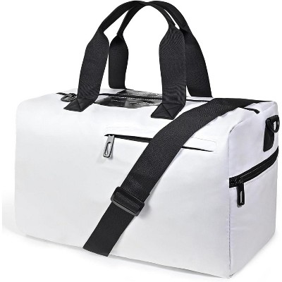 Men's and women's lightweight fitness bags, travel waterproof luggage bags with wet pockets, easy to clean travel bags