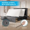Mjkone Murphy Queen Size Bed Chest with Mattress and Storage - 4 of 4