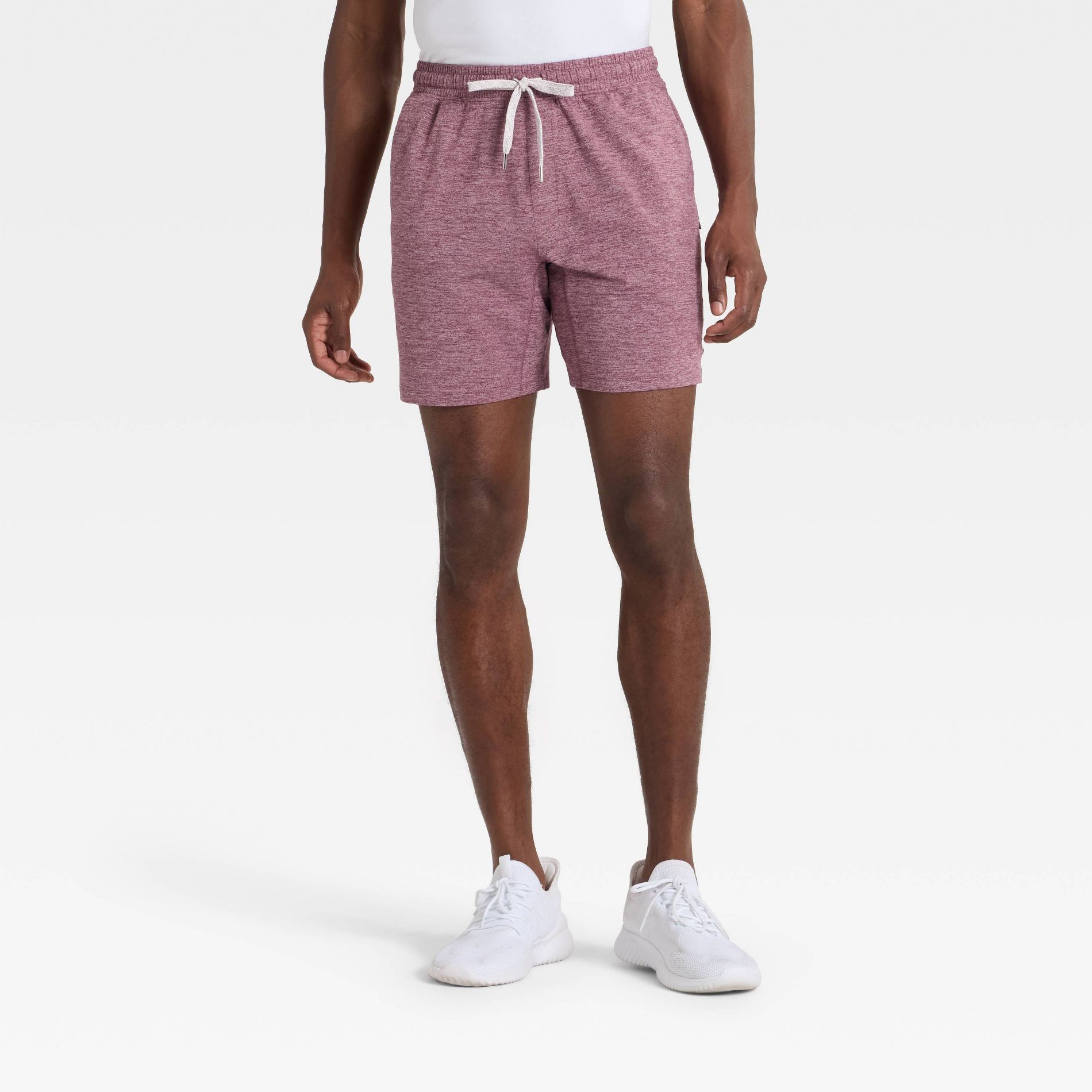 Men's Soft Stretch Shorts 7" - All In Motion™ Burgundy S