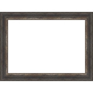 Amanti Art Bark Rustic Char Narrow Framed Dry Erase Magnetic Board - 1 of 4