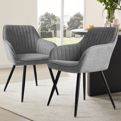 Dining room deals chairs with armrest