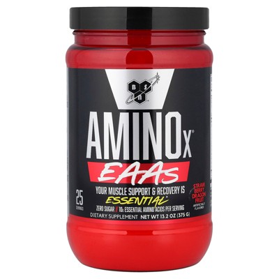 BSN AminoX, EAAs, Muscle Support & Recovery, Strawberry Dragon Fruit, 13.2 oz (375 g)