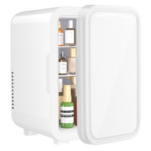 YASHE Mini Fridge, 6 Liter/8 Can 110V AC/DC Portable Thermoelectric Cooler Refrigerators for Bedroom, Skincare, Beverage, Office, Dorm Room and Car - 1 of 4