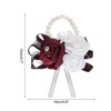 Unique Bargains Decorative Wedding Prom Party Artificial Rose Wrist Corsages - 2 of 3