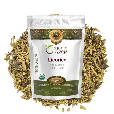 Organic Licorice Cut & Sifted 4 Oz