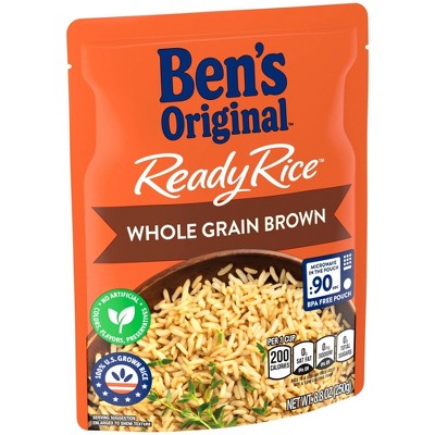 Ben's Original Ready Rice Whole Grain Brown Rice Microwavable Pouch - 8.8oz