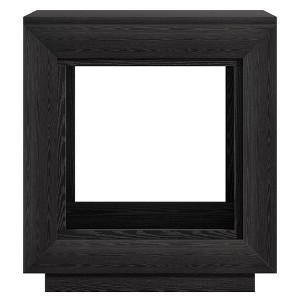Wooden Square Side Table/End Table Storage Nightstand for Bedroom and Living Room 25.6"H*23.62"L*15.75"D - 1 of 4