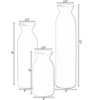 Uniquewise Modern White Cylinder Shaped Ceramic Table Flower Vase Holder - Elegant Home Decor Accent, Ideal for Fresh and Artificial Flowers - 4 of 4