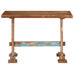 vidaXL Dining Table Multicolor Solid reclaimed wood Medium - 1 of 4