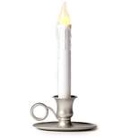 Plow & Hearth - Battery-Operated  Cordless Candlestick with Auto Timer