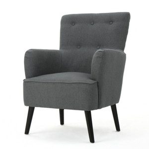 Kolin Tufted Club Chair Charcoal - Christopher Knight Home, Grey