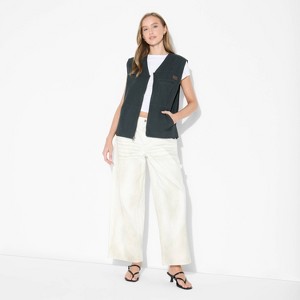 Women's Canvas Utility Vest - Wild Fable™ - 1 of 3