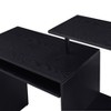 Vynxaria Computer Desk with Keyboard Tray & Open Shelving, Spacious Workstation for Home & Office - 3 of 4