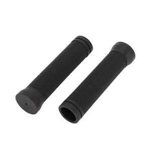 Unique Bargains Bike Handlebar Grips Covers 5.12" Long Black 1 Pair - 1 of 4