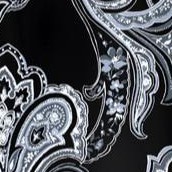 black paisley