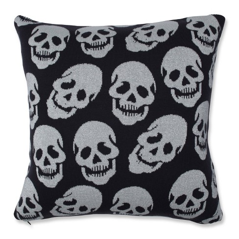 Skull discount shaped pillow