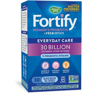 Nature's Way Fortify Women's Probiotic Capsules - 30ct