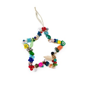 Jollity & Co. - Beaded Star Ornament - Pack of 1 Ornaments - 1 of 3