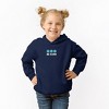 The Juniper Shop Embroidered Be Kind Turning Smiles Toddler Graphic Hoodie - 2 of 3