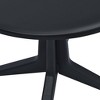vidaXL Garden Table Anthracite Plastic Medium Lightweight Bistro Table - 3 of 4