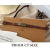 Vintage Brown Leather Bracelet with Rose Buckle Clasp, Handmade Bohemian Wrap Bracelet for Women & Men - 2 of 4
