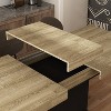 Famapy Home Wood Extendable Dining Table Black Base - image 4 of 4